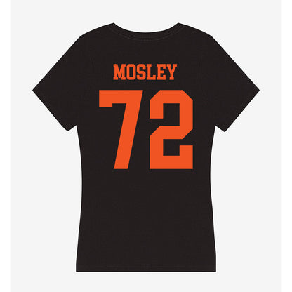 Oklahoma State - NCAA Football : ORyan Mosley - Women's V-Neck T-Shirt-1