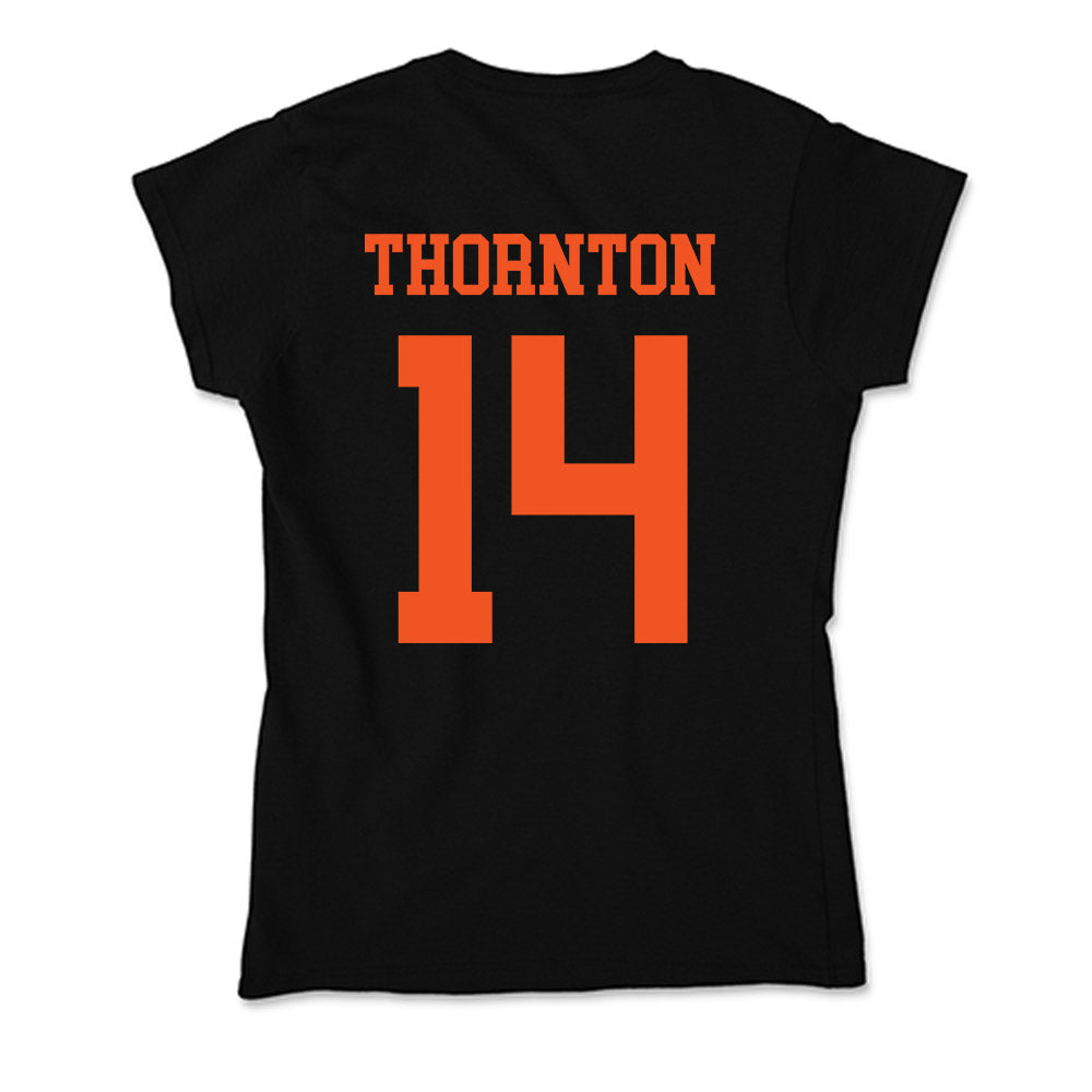 Oklahoma State - NCAA Football : Jabarie Thornton - Soft Style Women’s T-Shirt-1