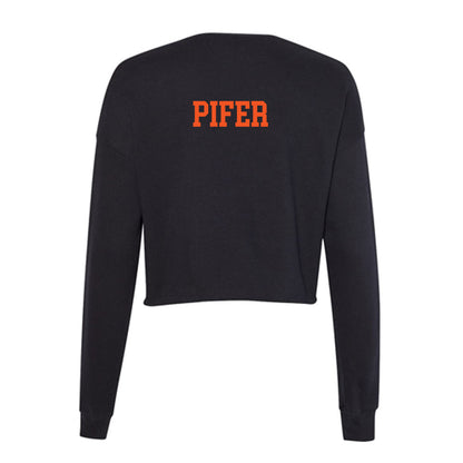 Oklahoma State - NCAA Equestrian : Sydney Pifer - Women's Cropped Crew Fleece-1