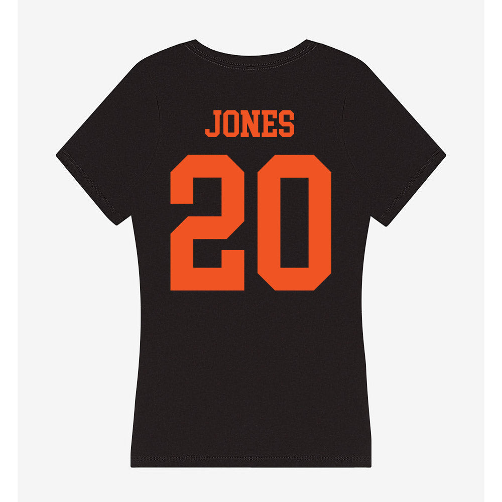 Oklahoma State - NCAA Football : KD Jones - Women's V-Neck T-Shirt-1