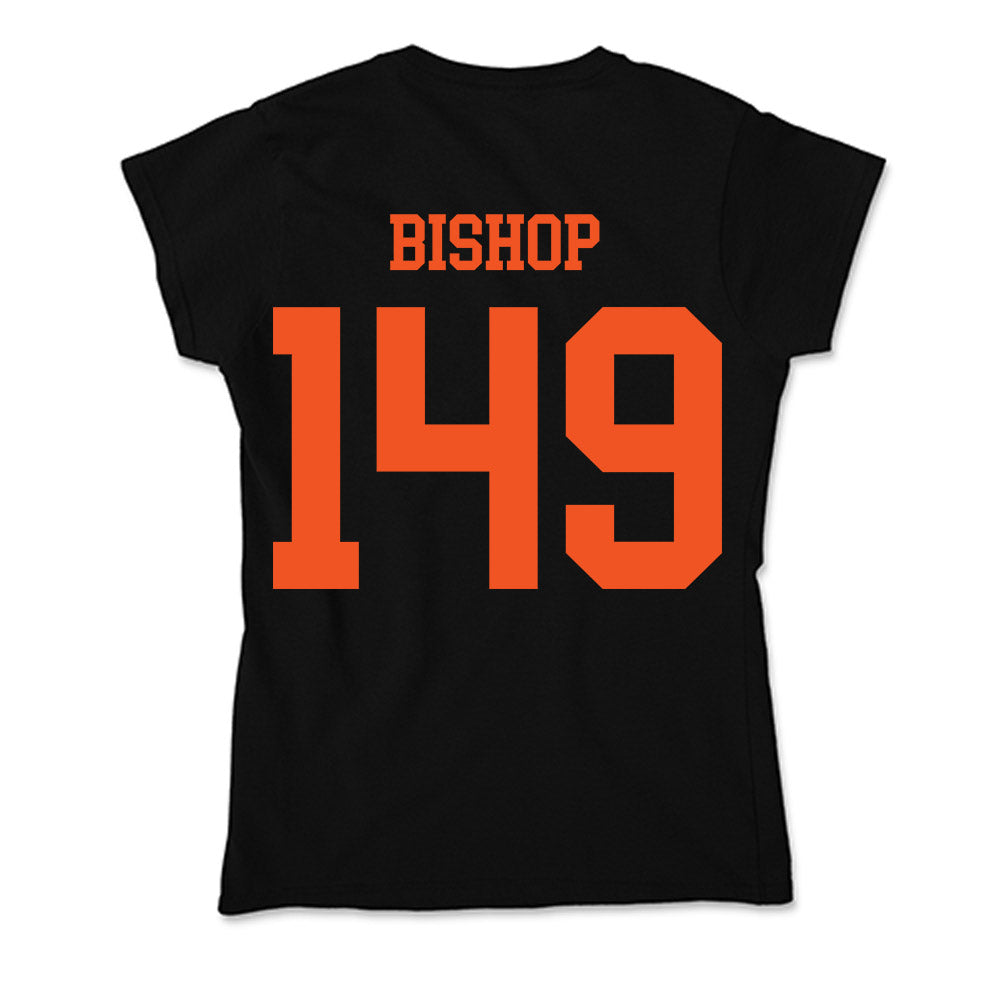 Oklahoma State - NCAA Wrestling : Max Bishop - Soft Style Women’s T-Shirt-1