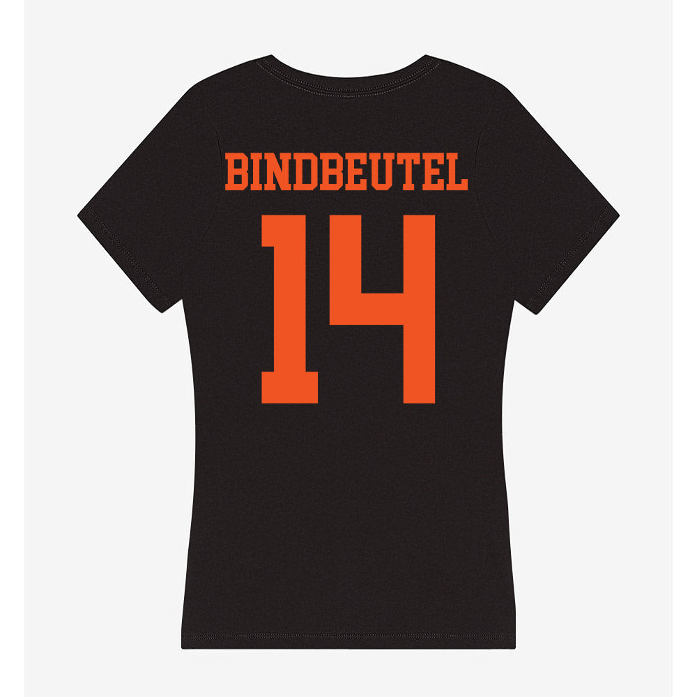 Oklahoma State - NCAA Women's Soccer : Grace Bindbeutel - Women's V-Neck T-Shirt-1
