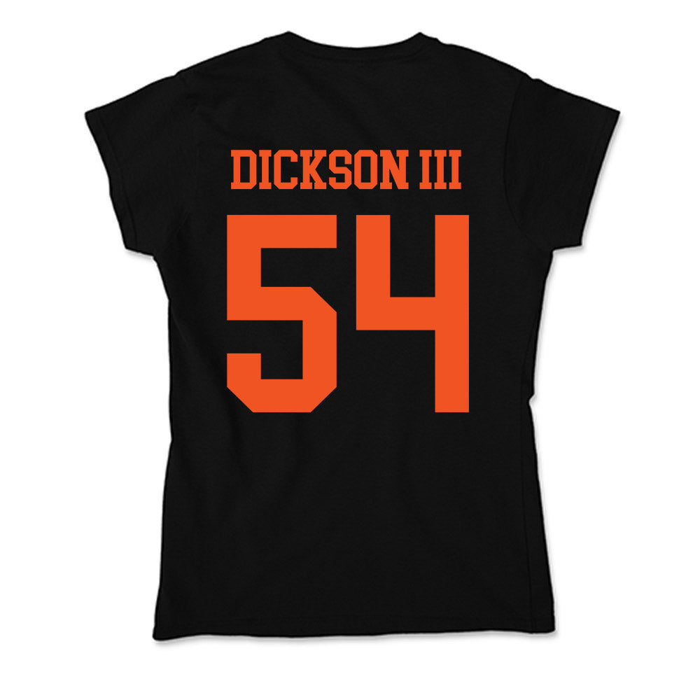 Oklahoma State - NCAA Football : Johnny Dickson III - Soft Style Women’s T-Shirt-1