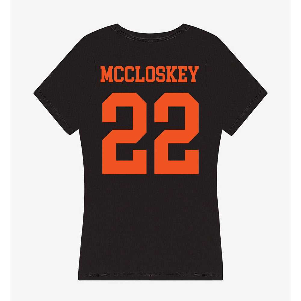 Oklahoma State - NCAA Softball : Elle Mccloskey - Women's V-Neck T-Shirt-1