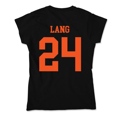 Oklahoma State - NCAA Women's Soccer : Addy Lang - Soft Style Women’s T-Shirt-1
