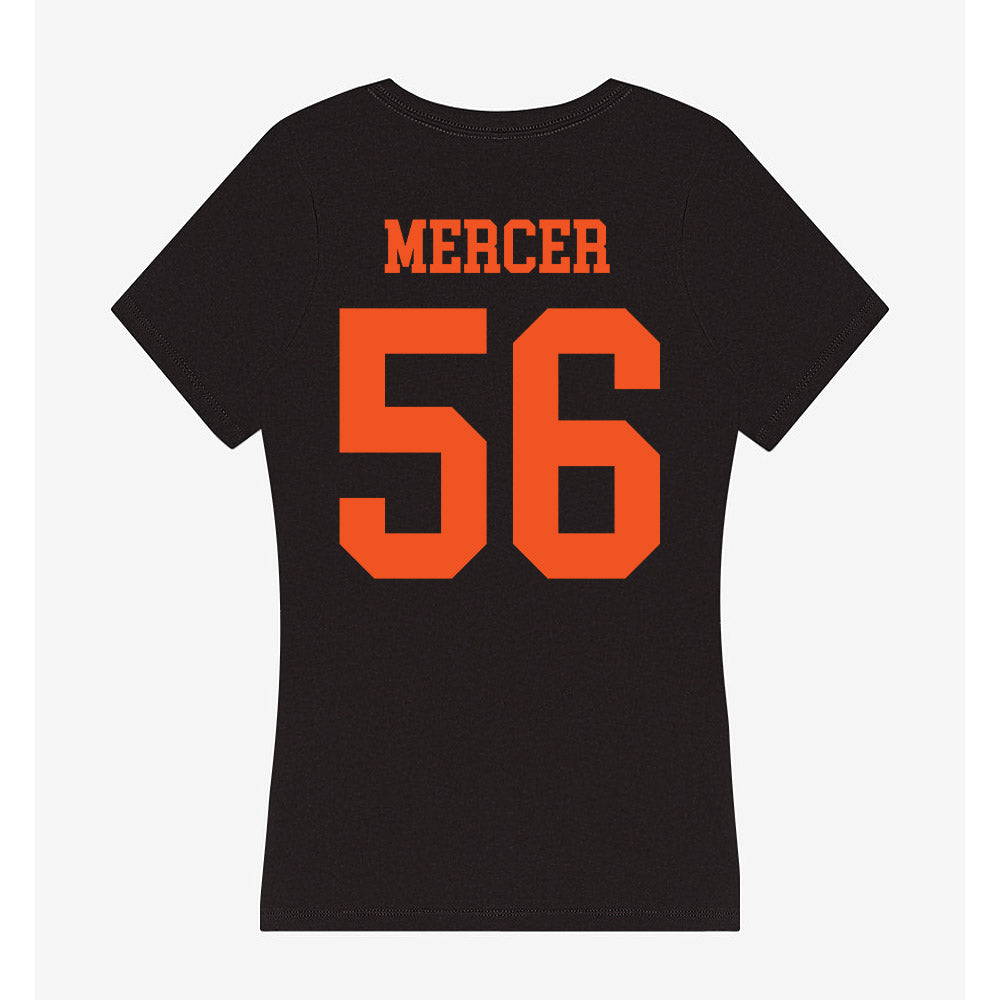 Oklahoma State - NCAA Football : Tyler Mercer - Women's V-Neck T-Shirt-1