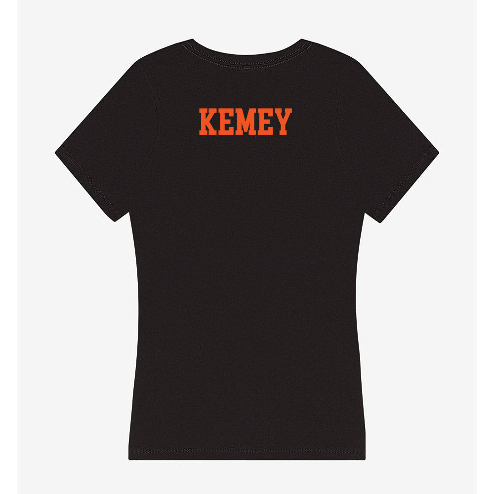 Oklahoma State - NCAA Men's Cross Country : Ian Kemey - Women's V-Neck T-Shirt-1