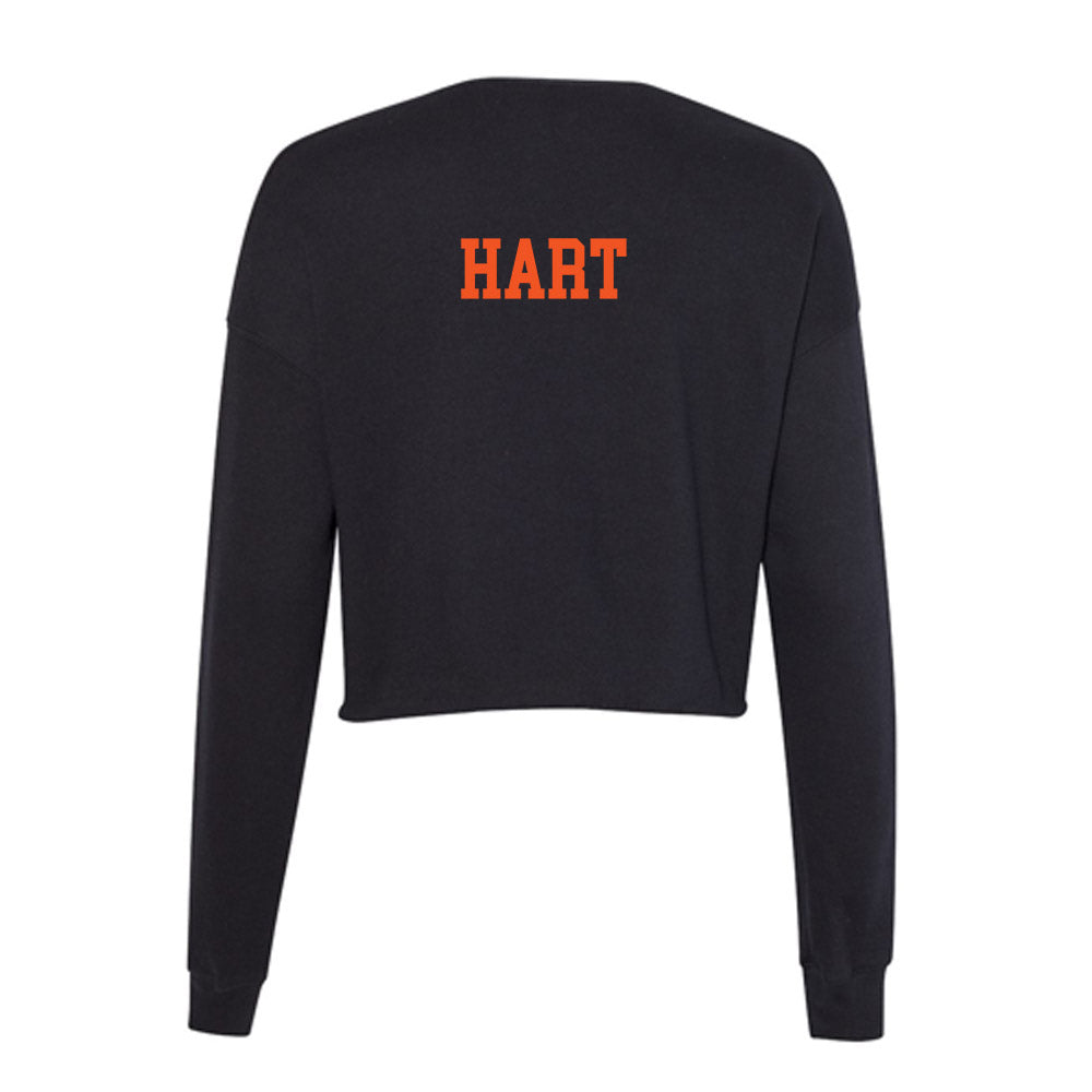 Oklahoma State - NCAA Women's Track & Field : Makki Hart - Women's Cropped Crew Fleece-1