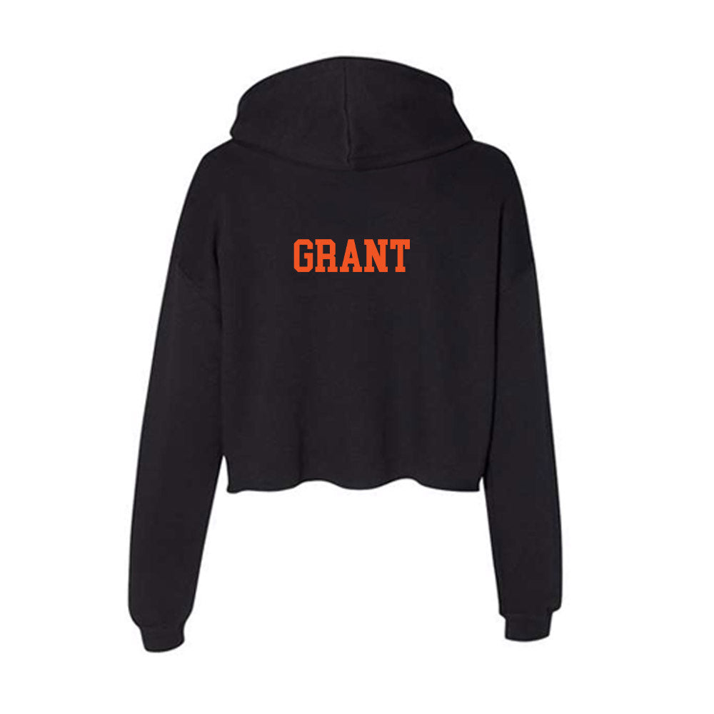 Oklahoma State - NCAA Women's Track & Field : Isis Grant - Women's Crop Fleece Hoodie-1
