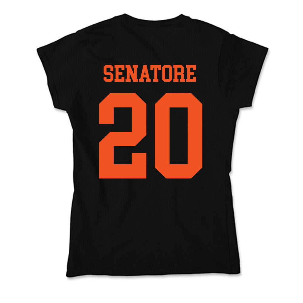 Oklahoma State - NCAA Women's Soccer : Emily Senatore - Soft Style Women’s T-Shirt-1