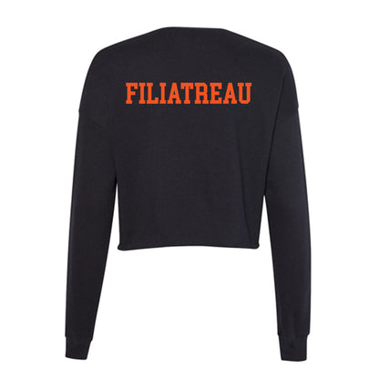 Oklahoma State - NCAA Equestrian : Emma Filiatreau - Women's Cropped Crew Fleece-1