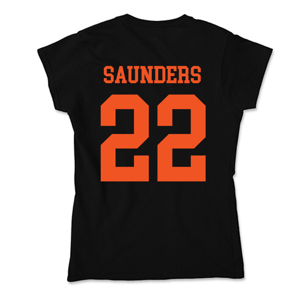 Oklahoma State - NCAA Baseball : Evan Saunders - Soft Style Women’s T-Shirt-1
