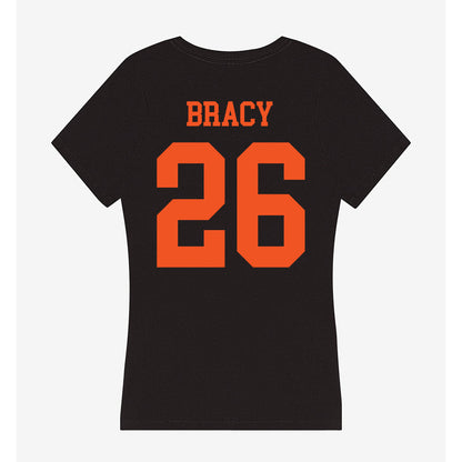Oklahoma State - NCAA Football : Maliek Bracy - Women's V-Neck T-Shirt-1