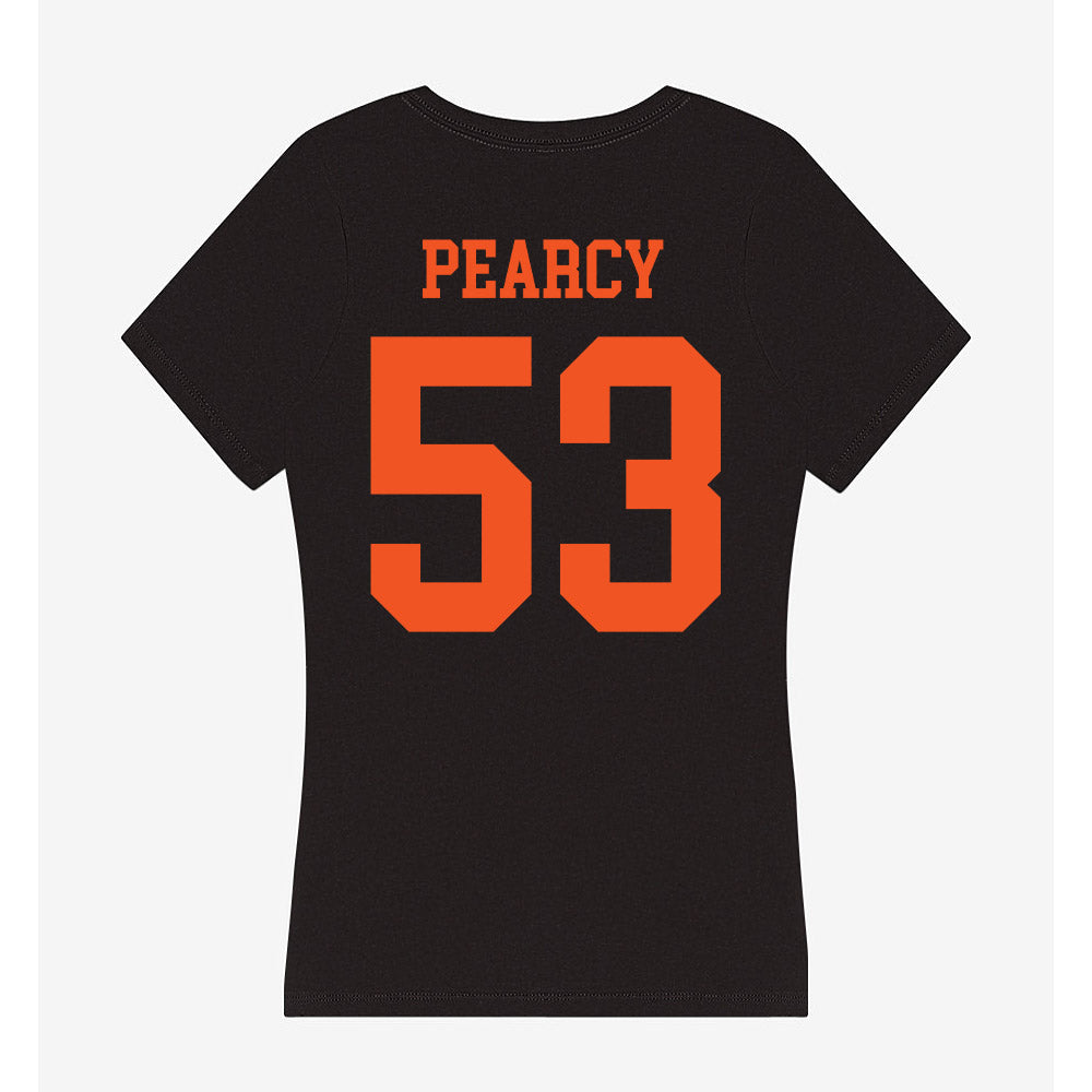 Oklahoma State - NCAA Baseball : Kyle Pearcy - Women's V-Neck T-Shirt-1