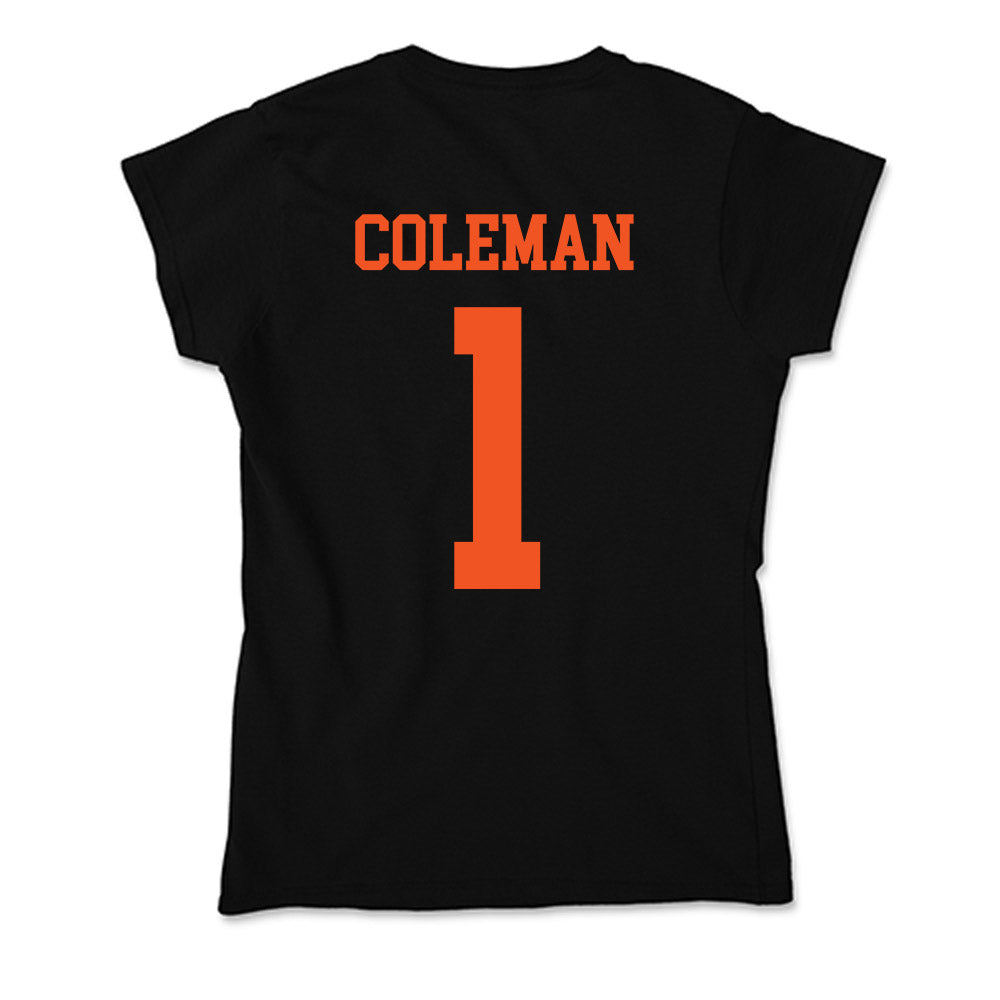 Oklahoma State - NCAA Football : Miles Coleman - Soft Style Women’s T-Shirt-1