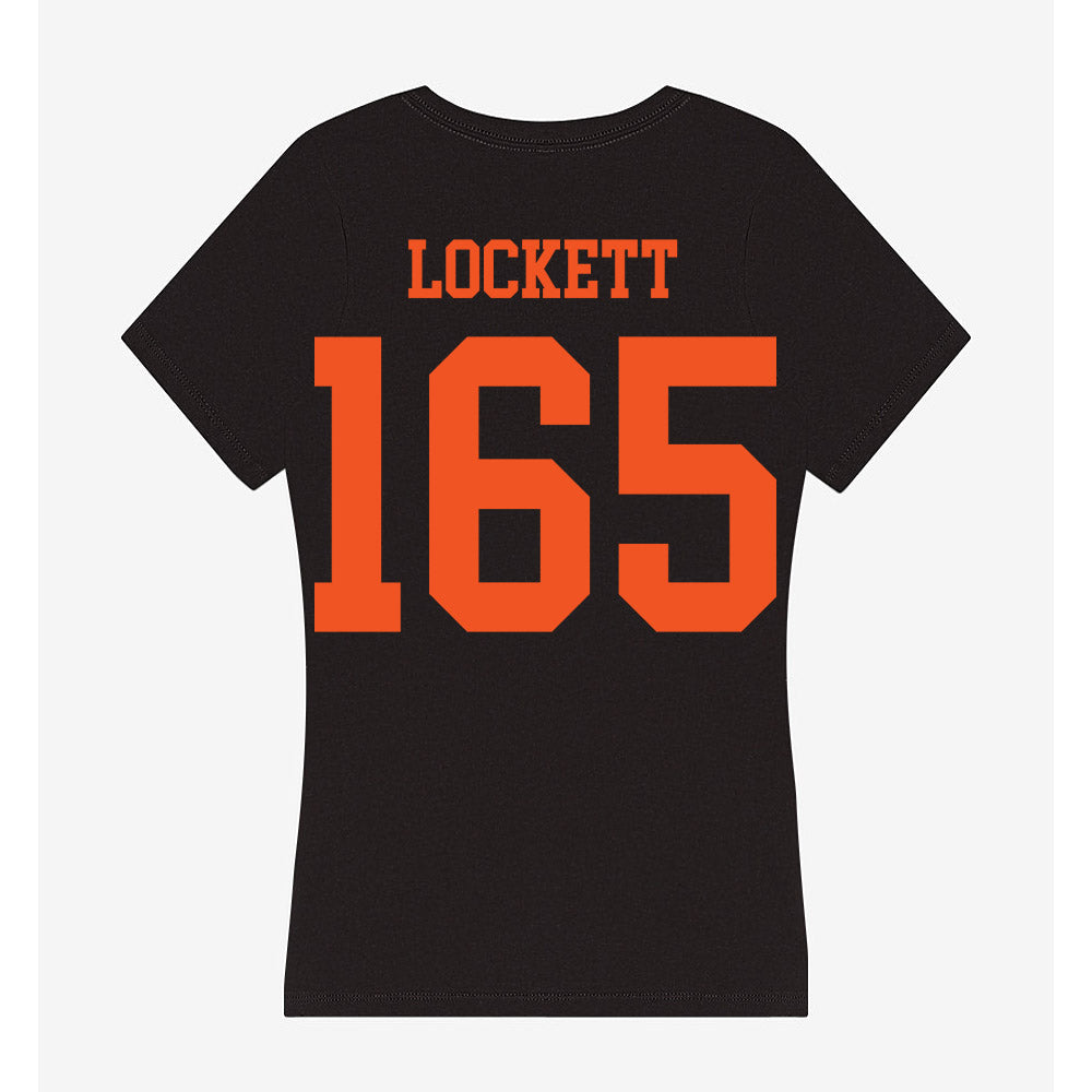 Oklahoma State - NCAA Wrestling : LaDarion Dee Lockett - Women's V-Neck T-Shirt-1