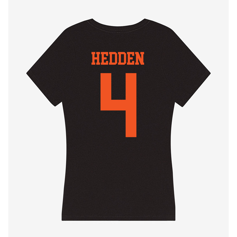 Oklahoma State - NCAA Women's Soccer : Emmy Hedden - Women's V-Neck T-Shirt-1