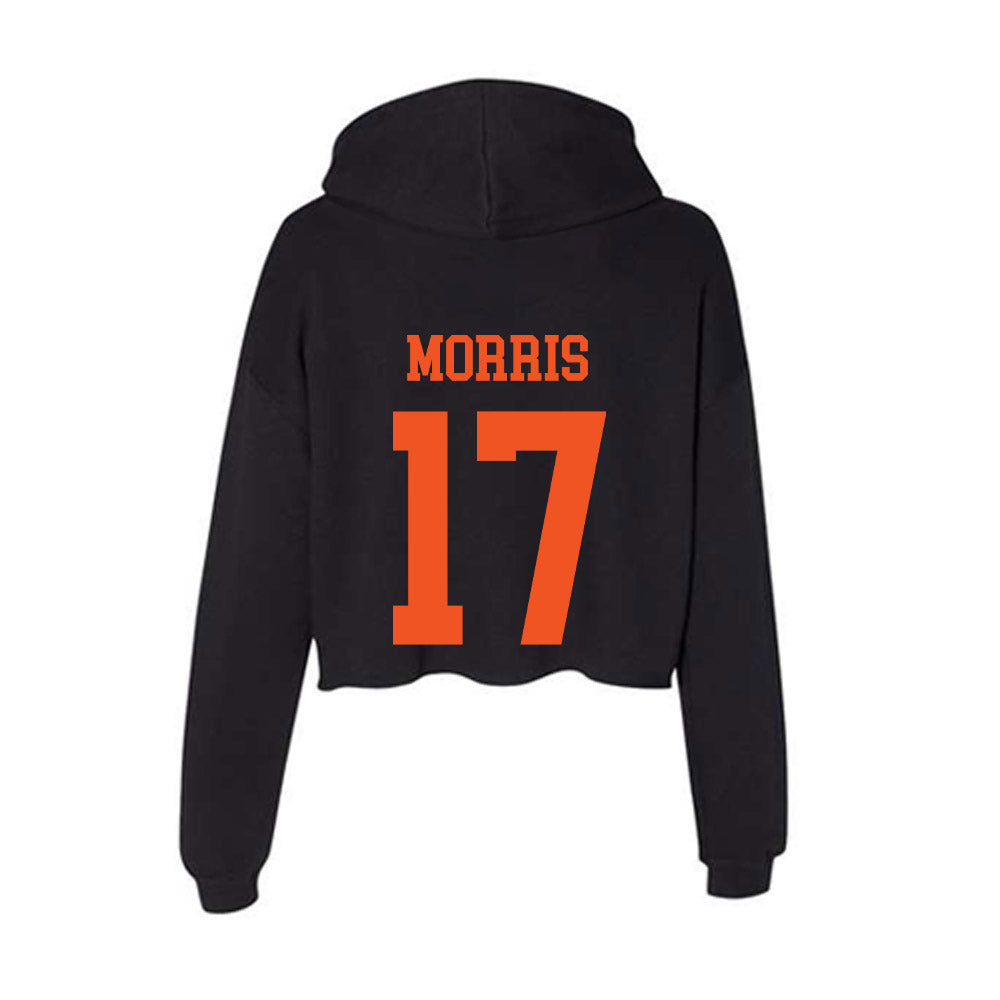 Oklahoma State - NCAA Women's Soccer : Reganne Morris - Women's Crop Fleece Hoodie-1