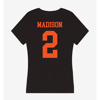 Oklahoma State - NCAA Women's Soccer : Victoria Madison - Classic Shersey Women's V-Neck T-Shirt-1