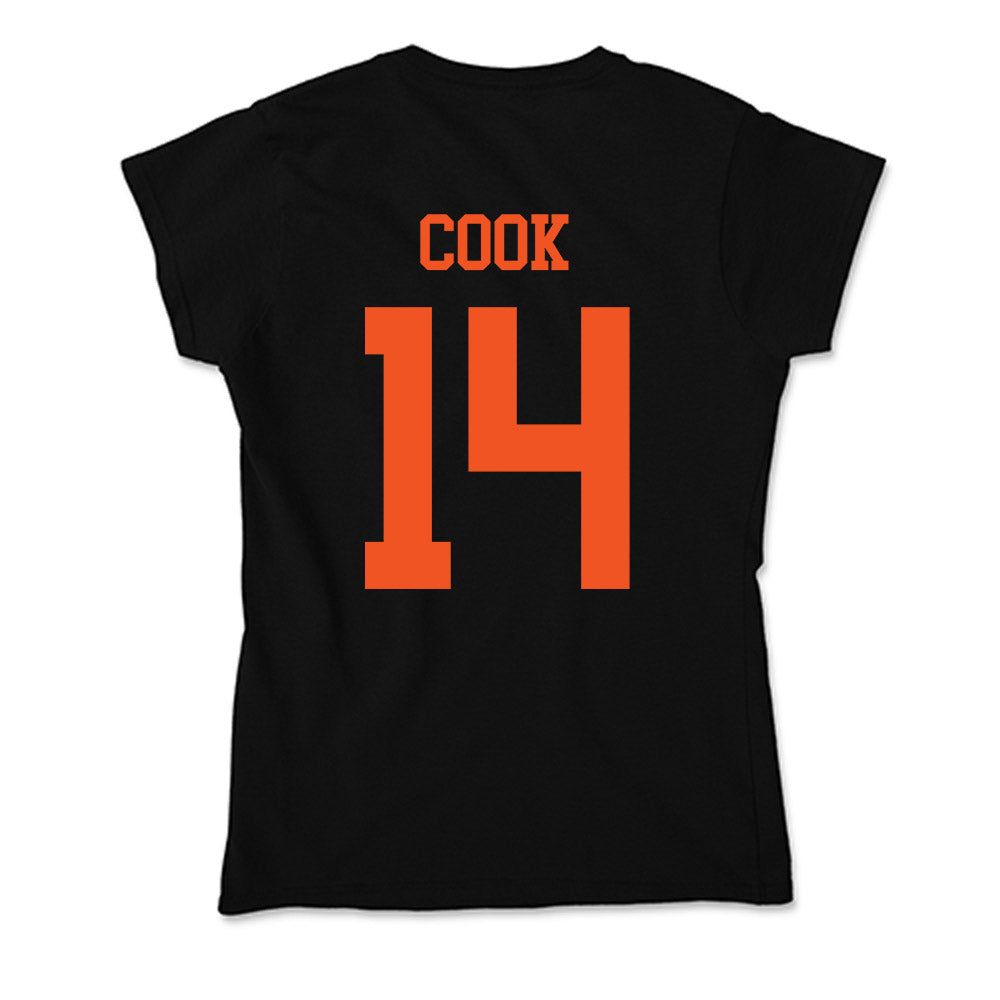 Oklahoma State - NCAA Football : Jeremy Cook - Soft Style Women’s T-Shirt-1