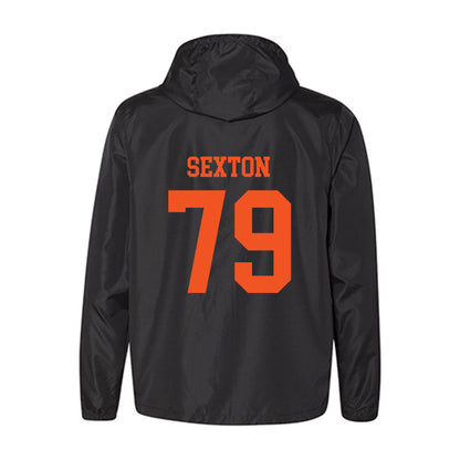 Oklahoma State - NCAA Football : Jacob Sexton - Classic Shersey Windbreaker-1
