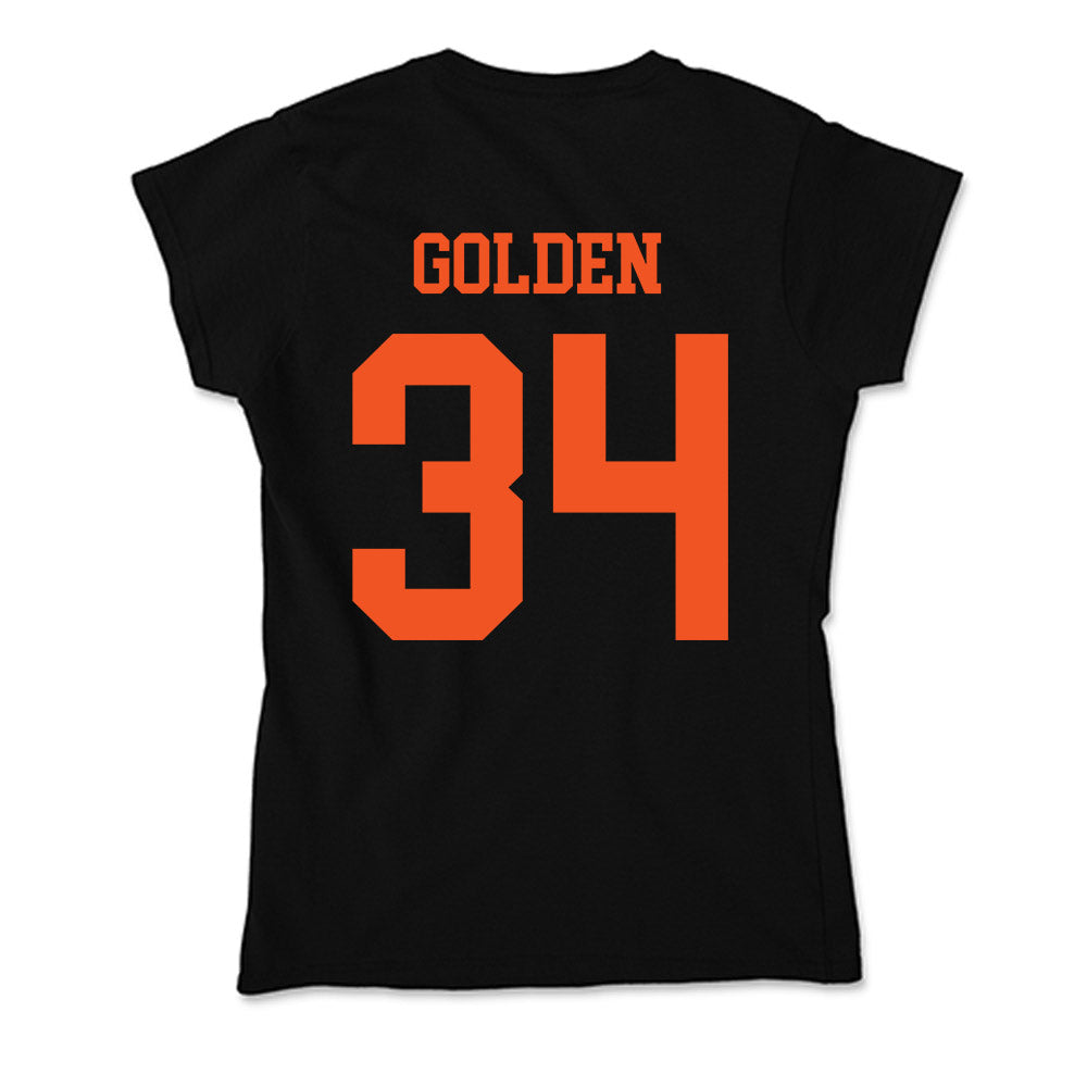 Oklahoma State - NCAA Baseball : Josiah Golden - Soft Style Women’s T-Shirt-1