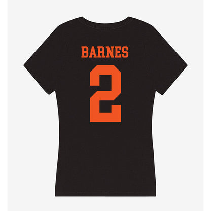 Oklahoma State - NCAA Football : Chris Barnes - Women's V-Neck T-Shirt-1