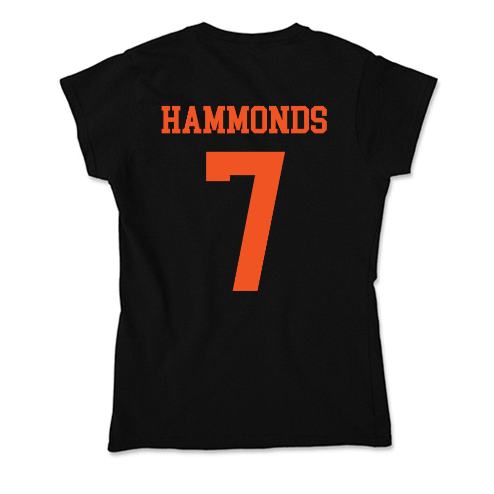 Oklahoma State - NCAA Football : Quinton Hammonds - Soft Style Women’s T-Shirt-1