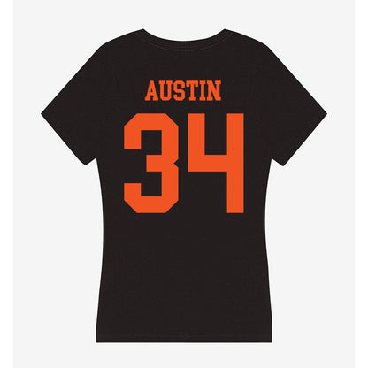 Oklahoma State - NCAA Softball : Jayelle Austin - Women's V-Neck T-Shirt-1