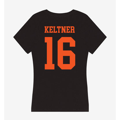 Oklahoma State - NCAA Football : Sam Keltner - Women's V-Neck T-Shirt-1