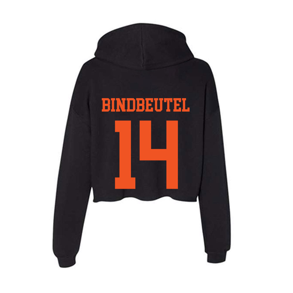 Oklahoma State - NCAA Women's Soccer : Grace Bindbeutel - Women's Crop Fleece Hoodie-1