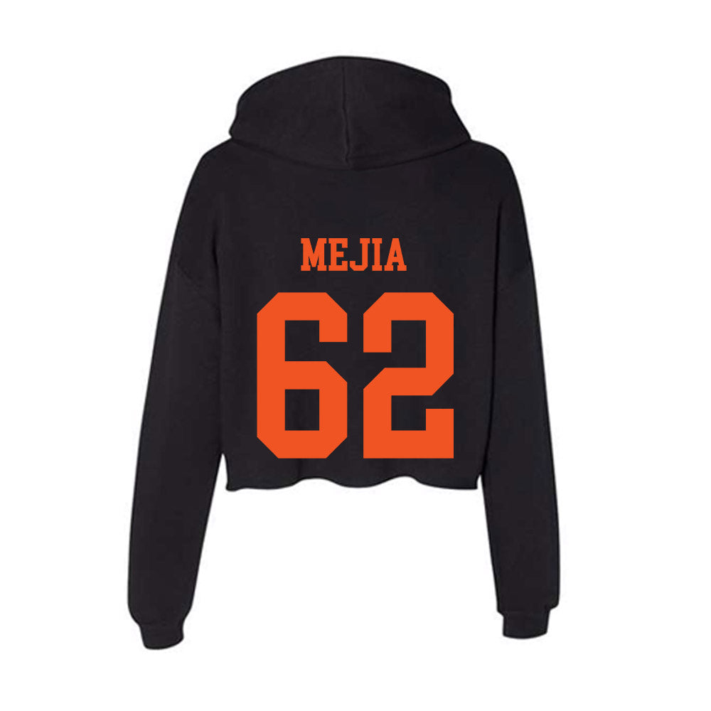 Oklahoma State - NCAA Football : Jamison Mejia - Women's Crop Fleece Hoodie-1