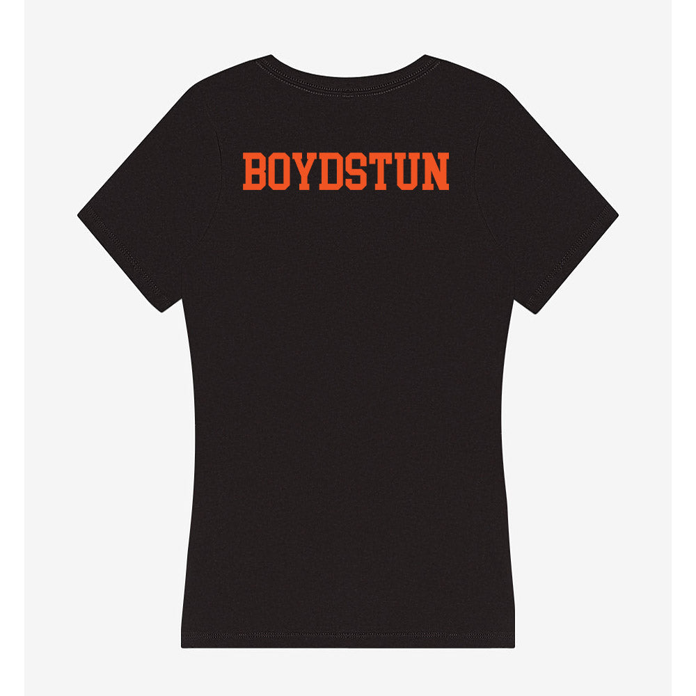 Oklahoma State - NCAA Football : Bodie Boydstun - Women's V-Neck T-Shirt-1