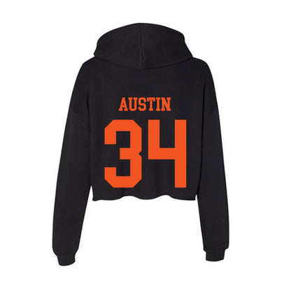 Oklahoma State - NCAA Softball : Jayelle Austin - Women's Crop Fleece Hoodie-1