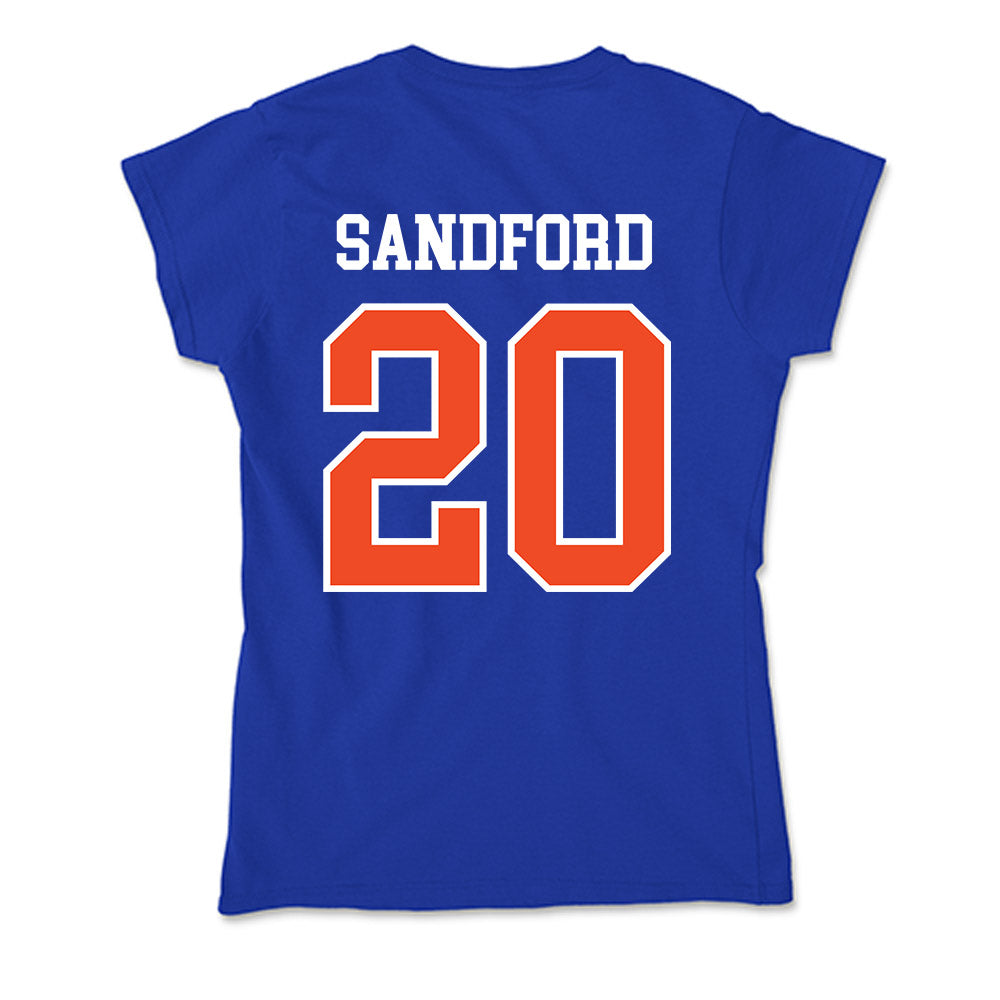 Florida - NCAA Baseball : Schuyler Sandford - Soft Style Women’s T-Shirt-1