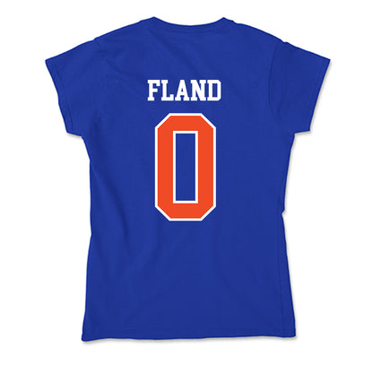 Florida - NCAA Men's Basketball : Johnuel Fland - Soft Style Women’s T-Shirt-1
