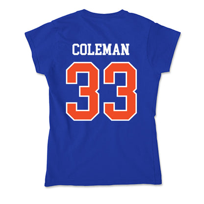 Florida - NCAA Football : DJ Coleman - Soft Style Women’s T-Shirt-1