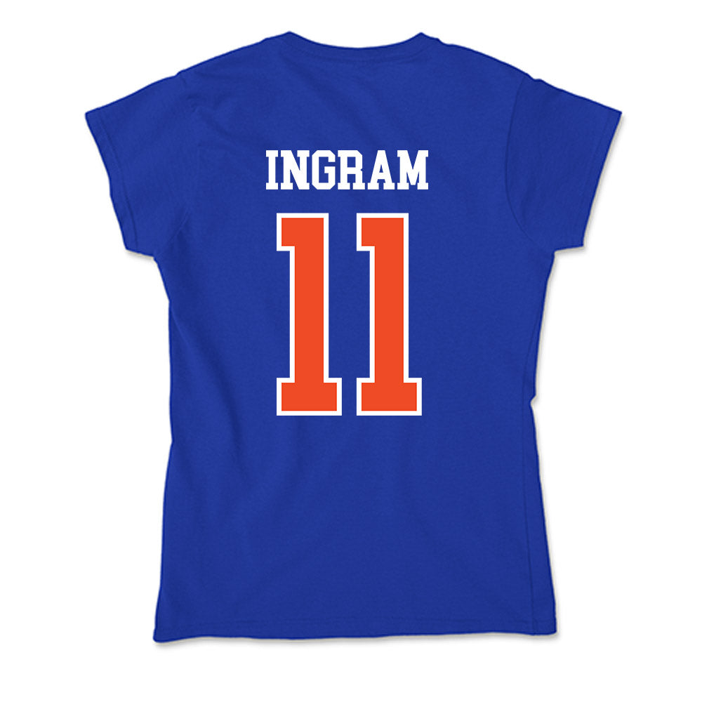 Florida - NCAA Men's Basketball : CJ Ingram - Soft Style Women’s T-Shirt-1