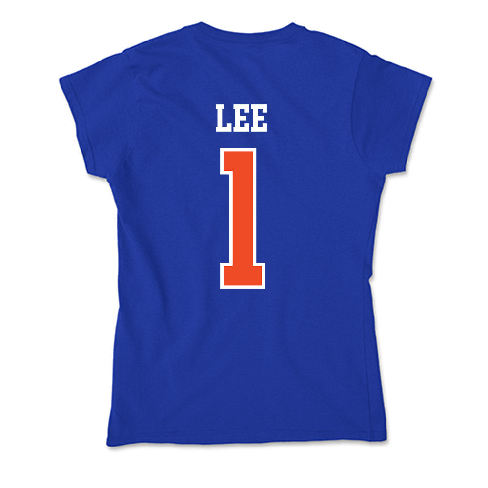 Florida - NCAA Men's Basketball : Xaivian Lee - Soft Style Women’s T-Shirt-1