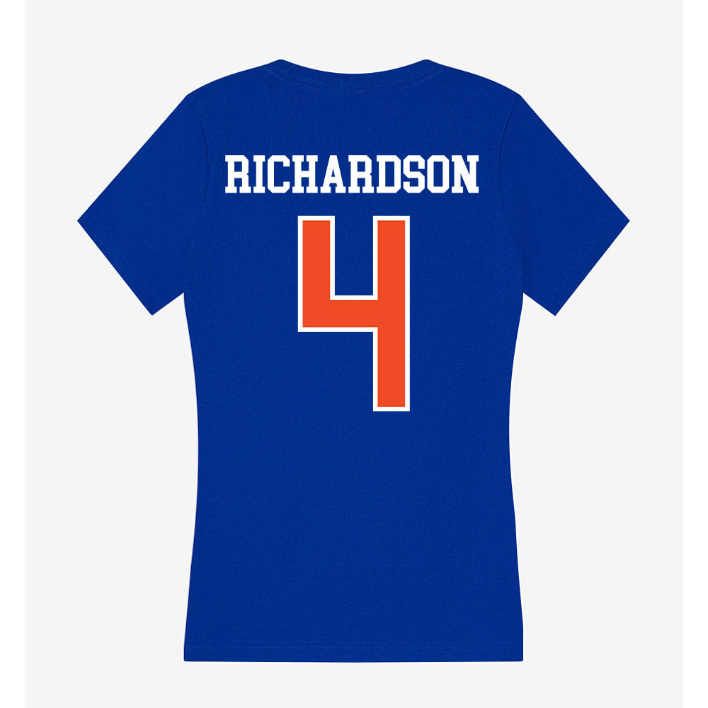 Florida - NCAA Women's Lacrosse : Kennedy Richardson - Women's V-Neck T-Shirt-1