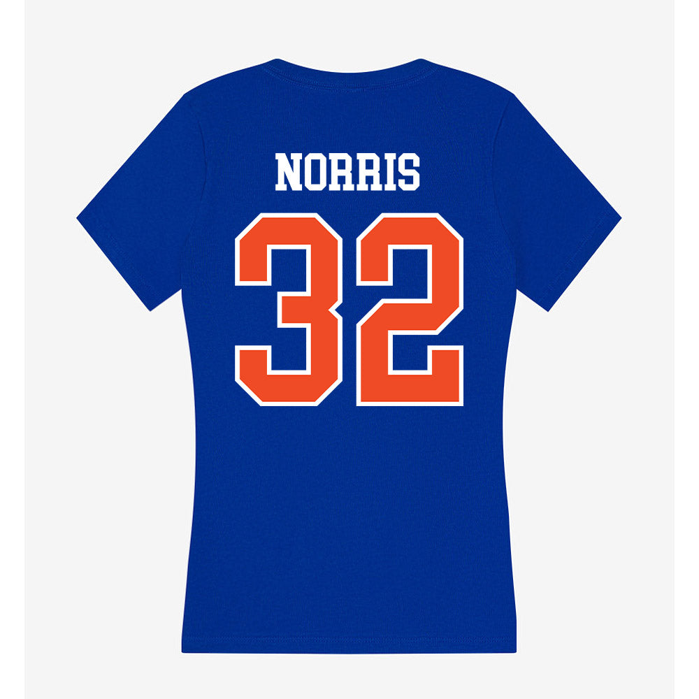 Florida - NCAA Women's Soccer : Nylah Norris - Women's V-Neck T-Shirt-1