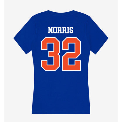 Florida - NCAA Women's Soccer : Nylah Norris - Women's V-Neck T-Shirt-1