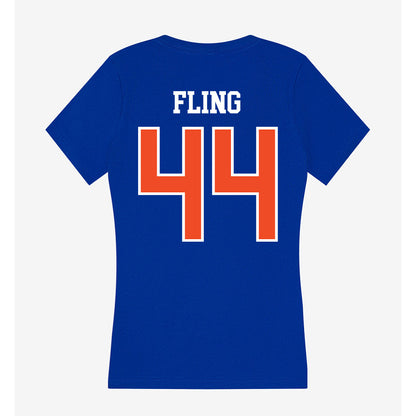 Florida - NCAA Women's Lacrosse : Allison Fling - Women's V-Neck T-Shirt-1