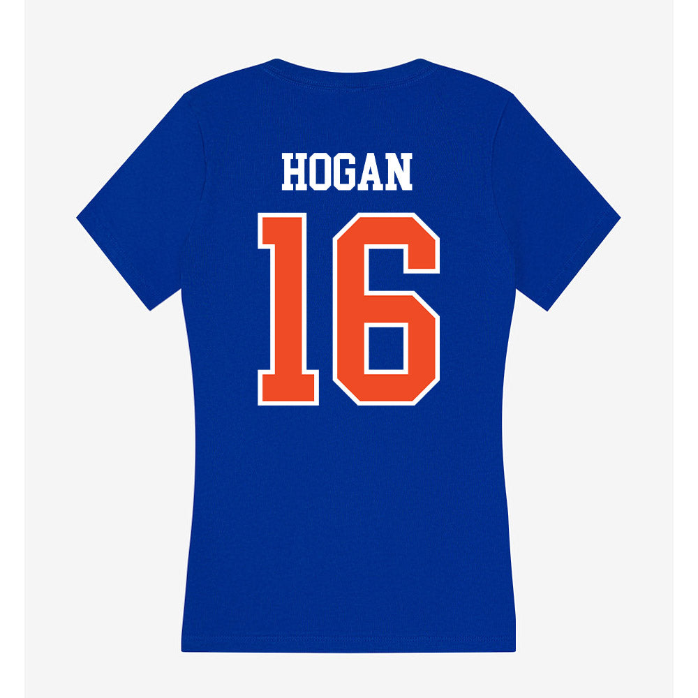 Florida - NCAA Women's Soccer : Courtney Hogan - Women's V-Neck T-Shirt-1