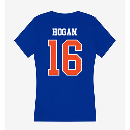 Florida - NCAA Women's Soccer : Courtney Hogan - Women's V-Neck T-Shirt-1