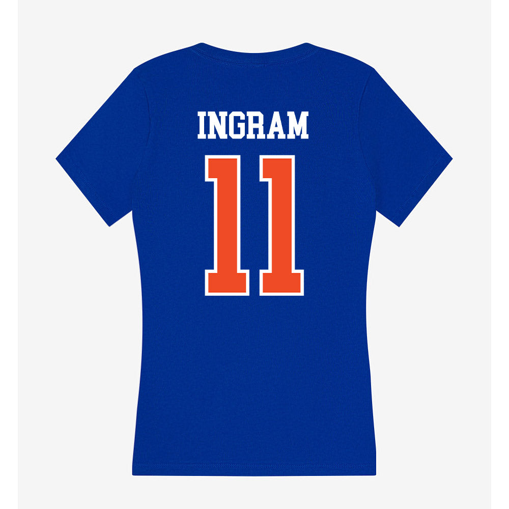 Florida - NCAA Men's Basketball : Cornelius Ingram - Women's V-Neck T-Shirt-1