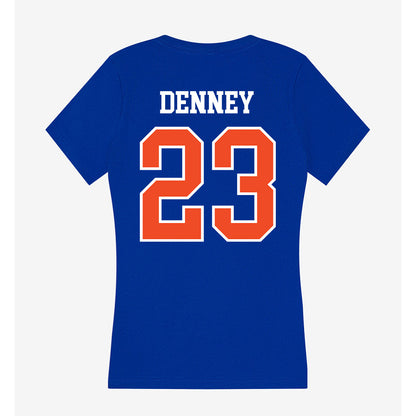 Florida - NCAA Women's Volleyball : Bri Denney - Women's V-Neck T-Shirt-1