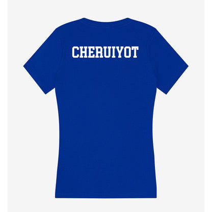 Florida - NCAA Men's Cross Country : Kelvin Cheruiyot - Women's V-Neck T-Shirt-1