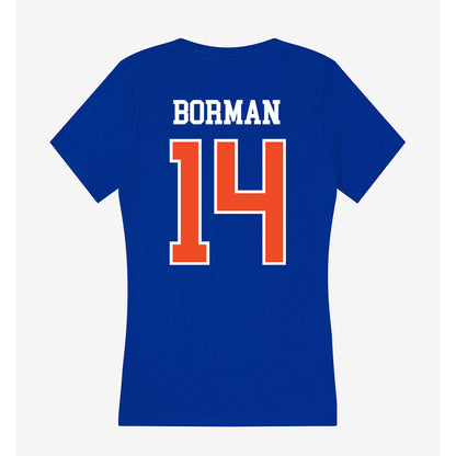Florida - NCAA Women's Soccer : Tatum Borman - Women's V-Neck T-Shirt-1