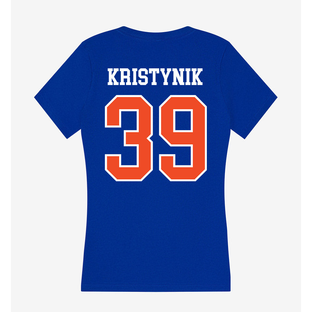 Florida - NCAA Women's Lacrosse : Ava Kristynik - Women's V-Neck T-Shirt-1